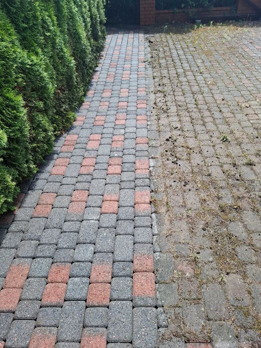 Gorącowodne mycie Kostki, Elewacji, Dachów Mierzeja Wiślana, Jantar, Stegna, Sztutowo  Kąty Rybacki