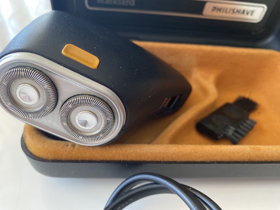 Máquina barbear antiga Philips philishave standard luxury electric shaver antique