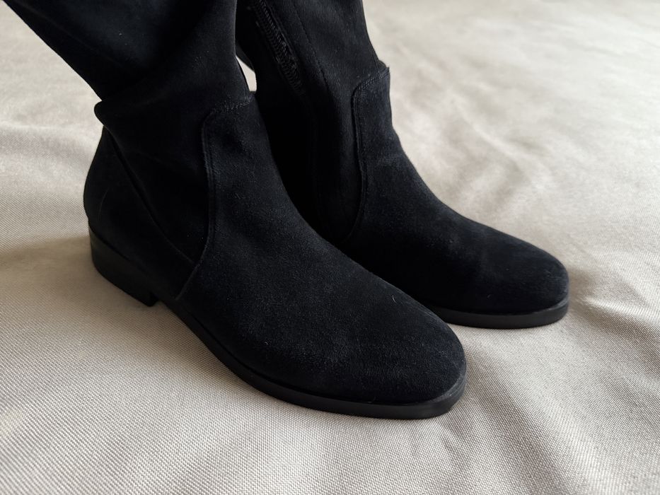 Продам замшевые сапоги-чулки attizzare (miraton)