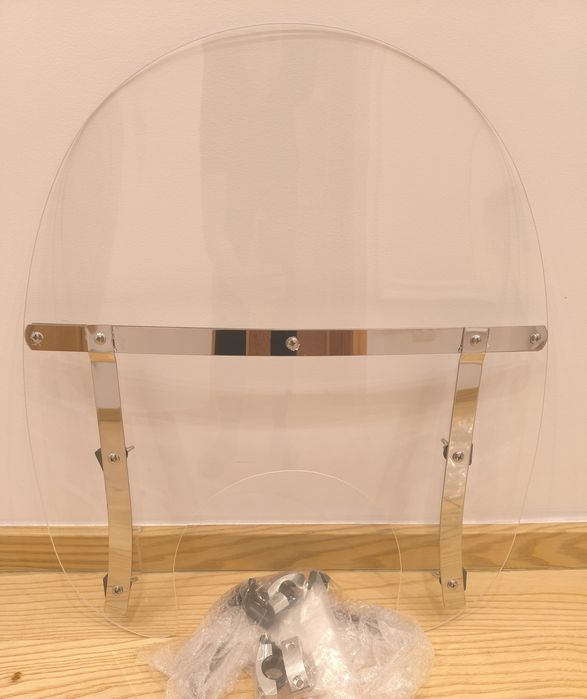 Szyba Mocowania Kpl. Sym*Kymco*Romet*Junak*Keeway*Daelim Duża 60cm