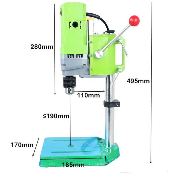 F422 Berbequim de bancada Broca Elétrica Perfuração 1-13mm 710W