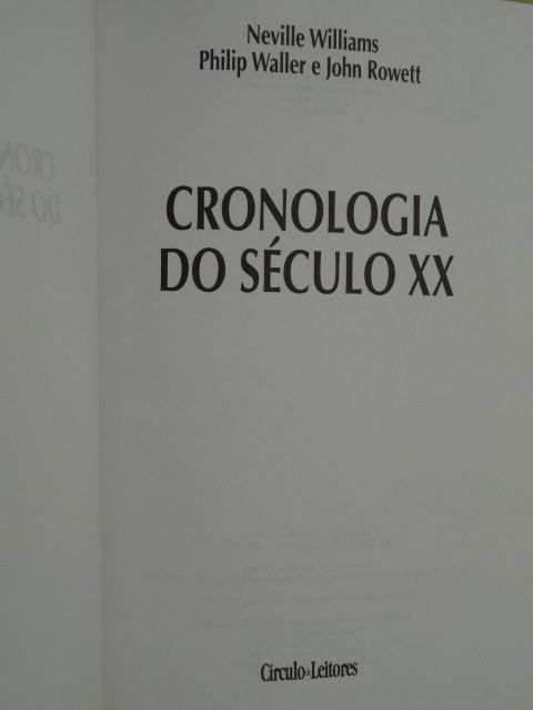 Cronologia do Século XX de Neville Williams