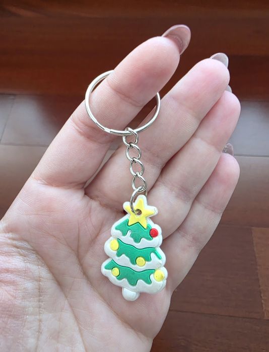 Porta-chaves árvore de Natal