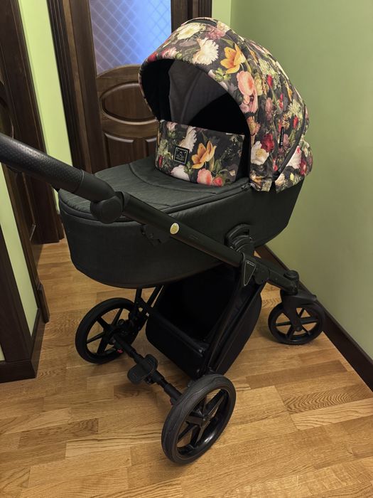 Коляска Adamex Porto Flowers 2 в 1