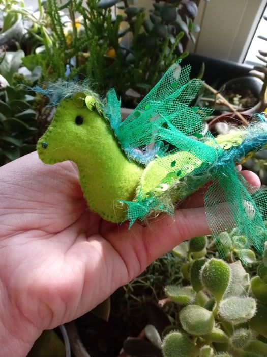 Дракончики из фетра