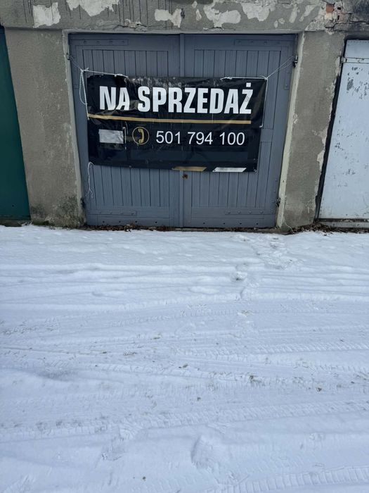 Garaż z gruntem sprzedam