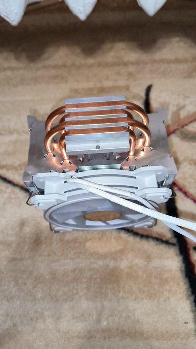 Enermax ETS-T40-TB 120 мм. White ARGB – Потужна башта 4 трубок (Intel)