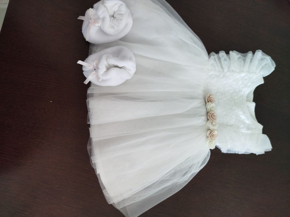 Ubranko na chrzest dla dziewczynki