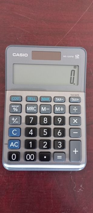 Máquina calculadora Casio MS-120 FM