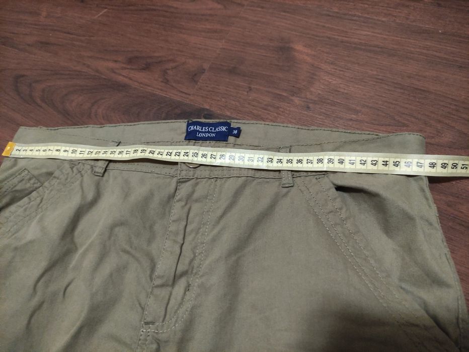 Шорти карго хакі р.38 XL пояс 96см