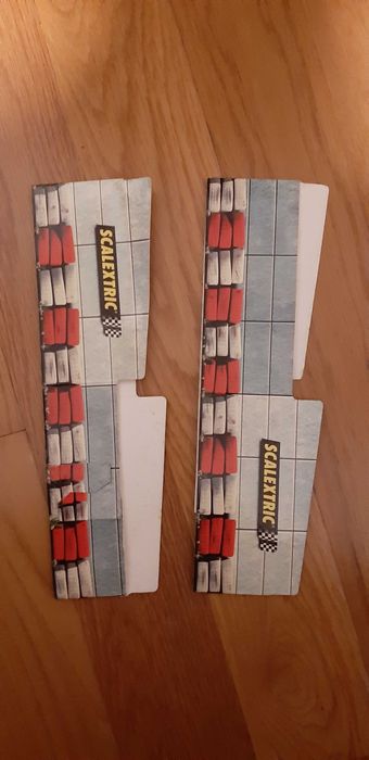 Scalextric - 2 pilares de ponte em cartão