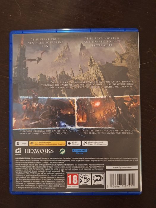 Jogo Lords of the fallen ps5