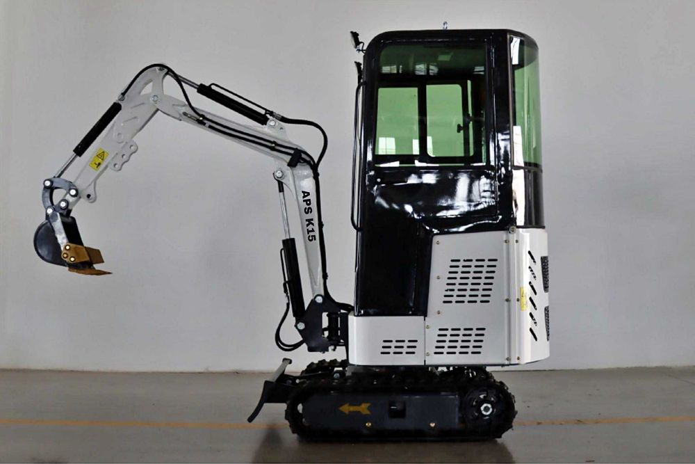 Mini koparka z kabiną APS K15 | 1200 kg | Silnik KD192 | NOWA