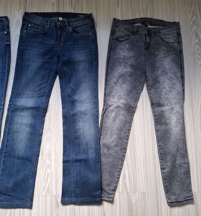 Jeansy spodnie Mango Benetton r 36 38 S