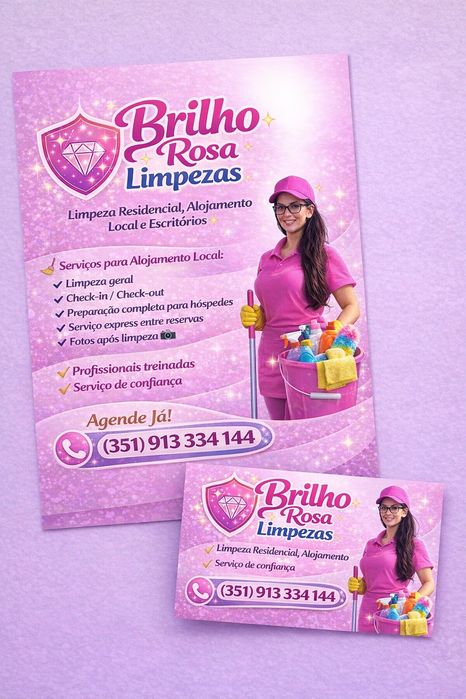 Brilho Rosa servicos de limpeza