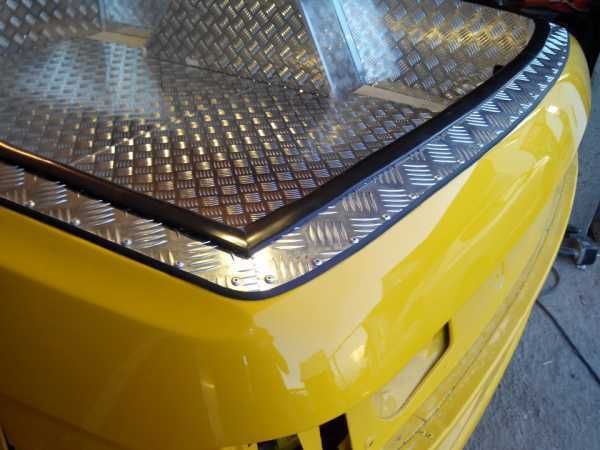 Алюміній. Листовий рифлений товщина 1,5мм. Малюнок "Квінтет".