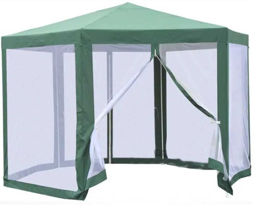 PAWILON OGRODOWY NAMIOT Handlowy altana + moskitiera 4x4m