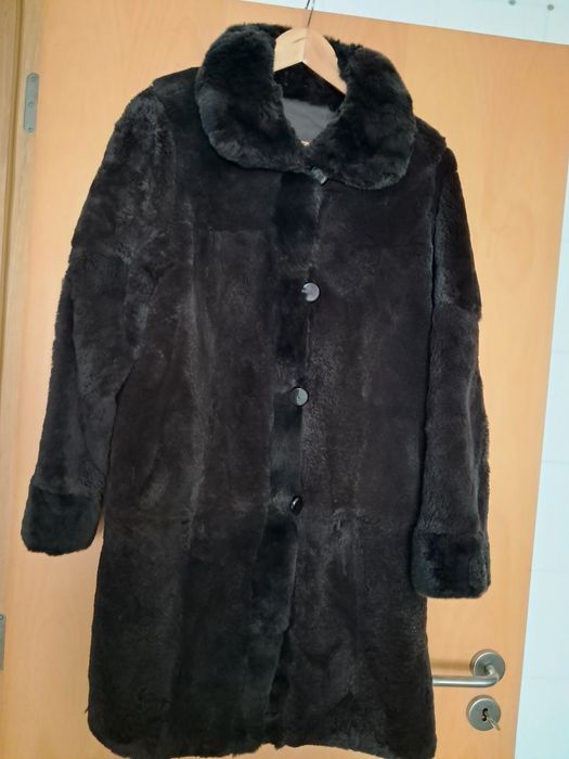 Vendo casaco de pele de coelho