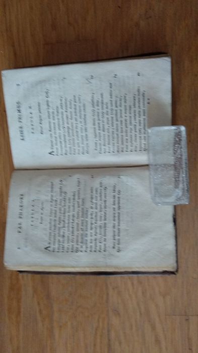 Fábulas de Esopo, 1805, em latim, Phaedri, A. Fabularum Aesopiarum