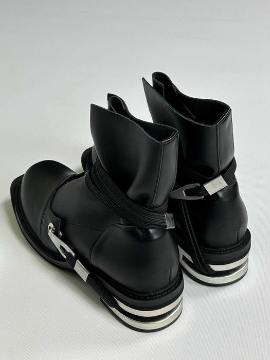 Черевики козаки чорні авангард черные казаки Indie sleaze Hedi Slimane