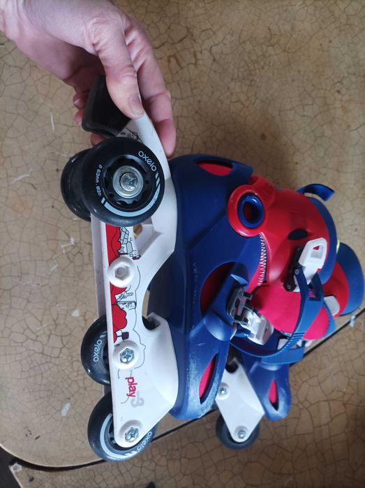 Komplet - Rolki, ochraniacze, torba dla dzieci. Rozm. regulowany 30-32