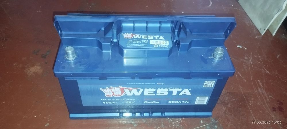 Акамулятор westa 100 A 2 шт.