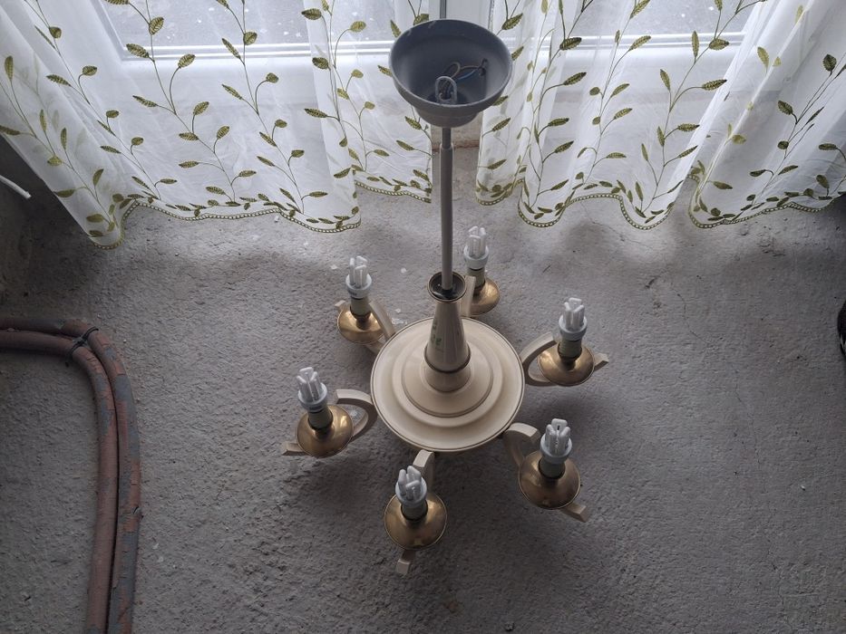 Żółty Żyrandol Wiszący