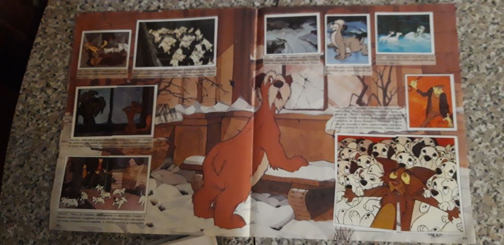 Caderneta Antiga Os 101 Dálmatas