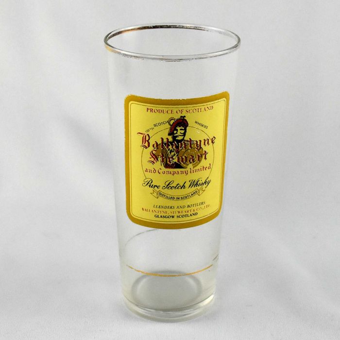 Conjunto de 6 copos de Vidro com publicidade a whisky