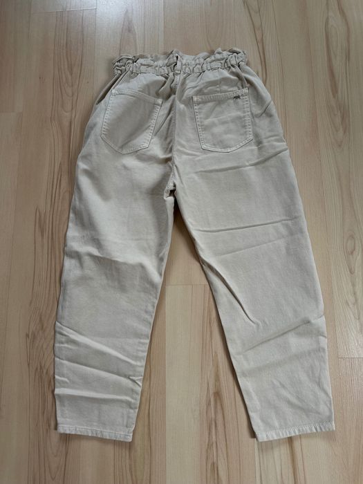 ZARA jeansy mom fit z gumką w talii