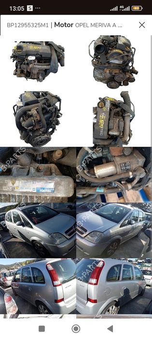 Motor ou peças Opel Meriva 1.7 cdti