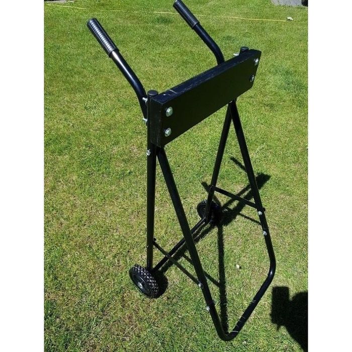 Stojak Wózek Do Silników Zaburtowych Czarny Transport Przechowywanie