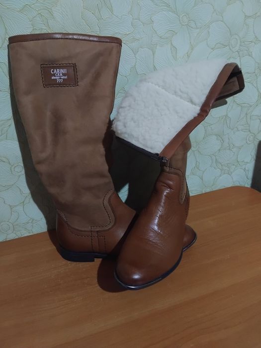 Сапоги зимние, на натуральной цегейке цегейке, полный 39 раз. ГЕРМАНИЯ