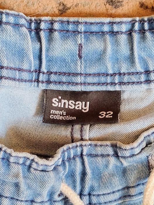 Jeansy jogger męskie 32 Sinsay