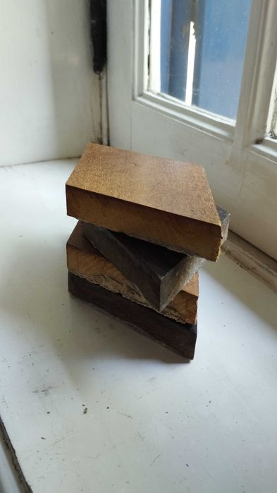 Lote de 1500 Losangos de Madeira p/ Composição de Piso