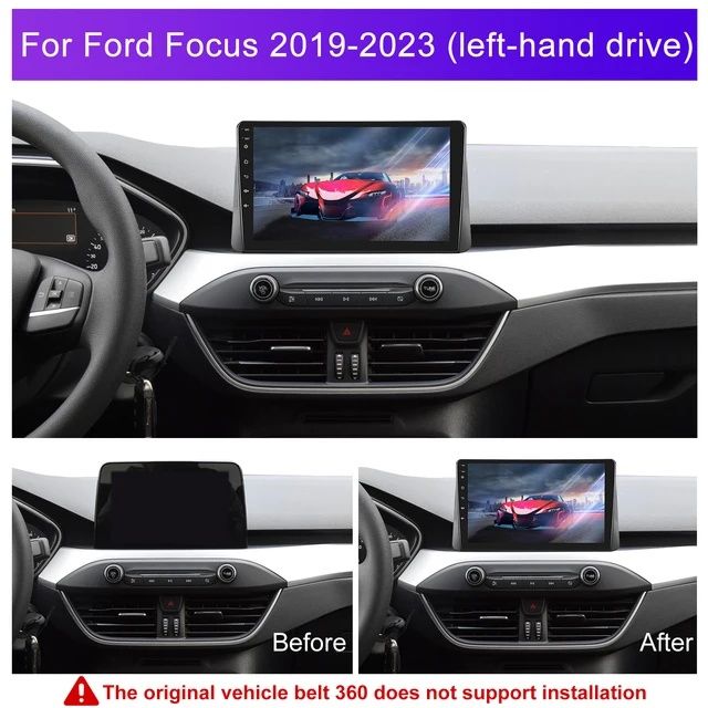 Rádio 10" android Ford Focus 2019-22 CARPLAY WIFI GPS 2/32GB NOVO