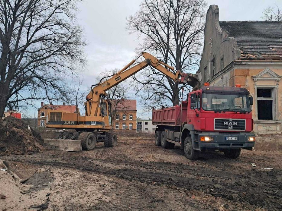 prace ziemne, wyburzenia i rozbiórki itp