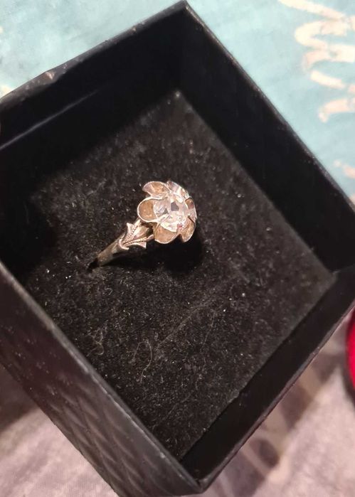 Кольцо серебро 875 проба звезда СССР . Размер 21,5