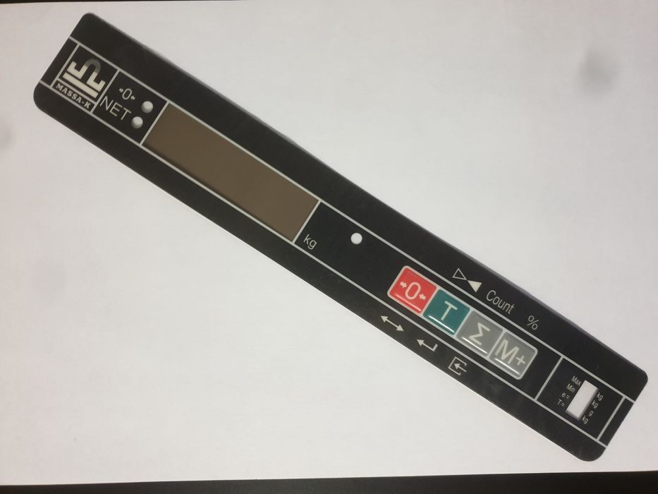 Накладка (наклейка) клавіатури торгових ваг МК-15.2-а20