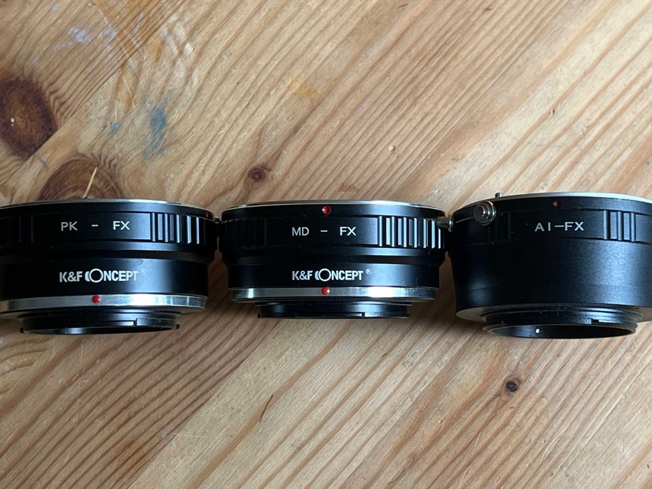 adaptery do szkieł manualnych do systemu fujifilm