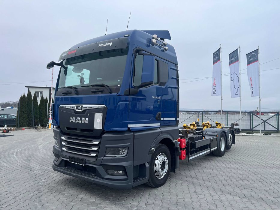 MAN TGX 26.510 6x2-4 LL CH E6 Шасі BDF 2021 Контейнеровіз Змінне шасі