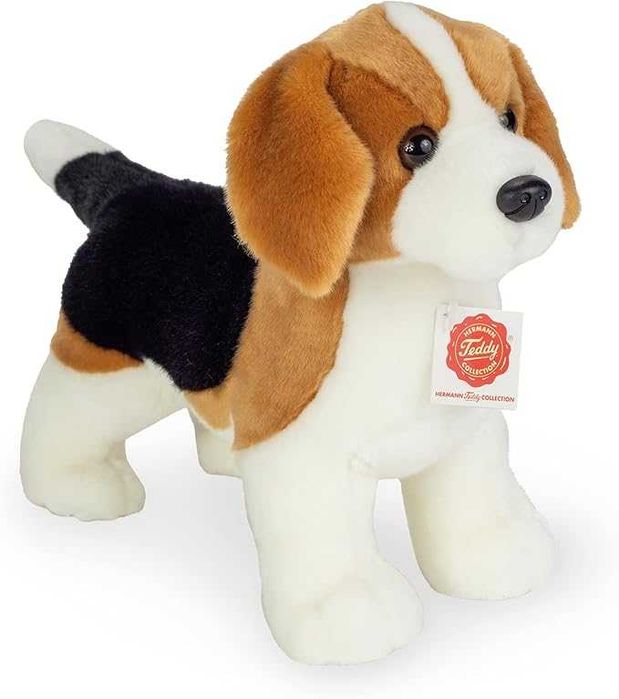 Качественная мягкая игрушка собака щенок бигль hermann teddy collection германия