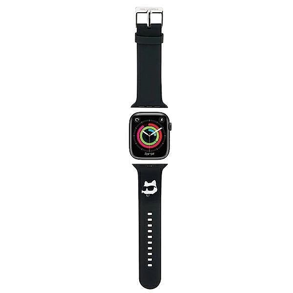 Pasek Karl Lagerfeld 3D Rubber Choupette Head na Apple Watch 42/44/45/