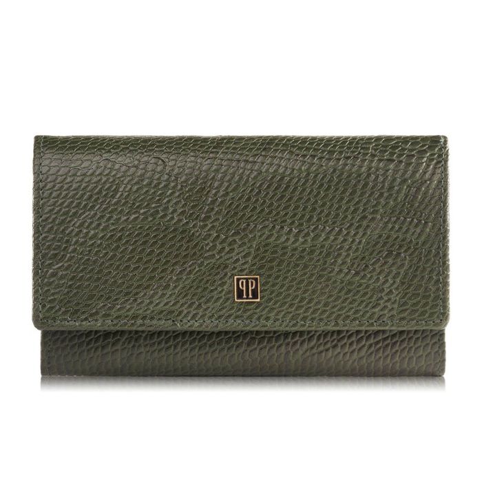 portfel damski skórzany t-09-gr  i saszetka nerka damska