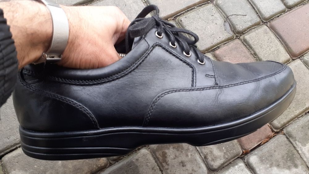 Мужские кожаные туфли дерби Marks & Spencer UK 11-45,Cт 30см.