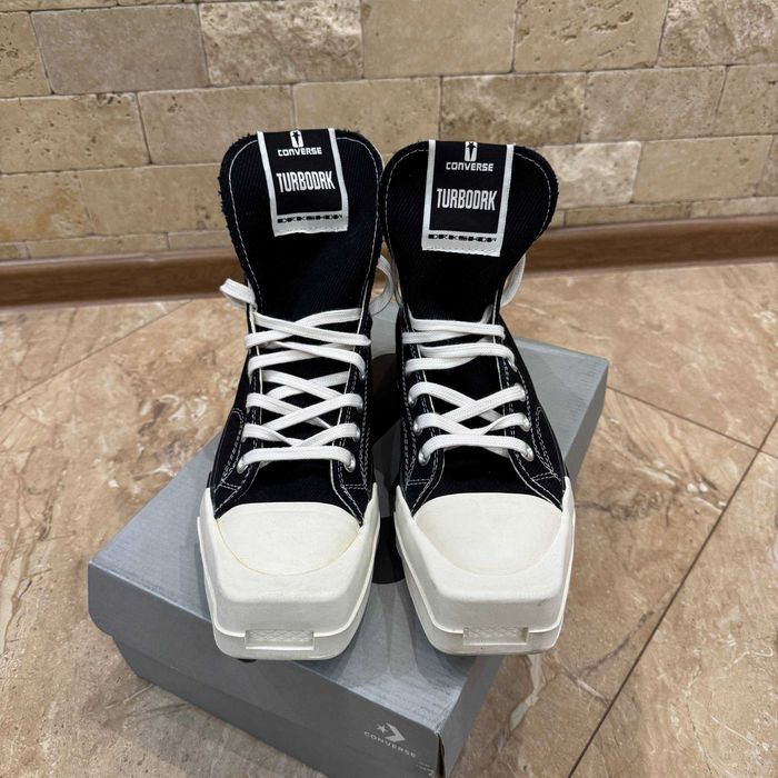 кеды Rick owens DRKSHDW x converse TURBODRK