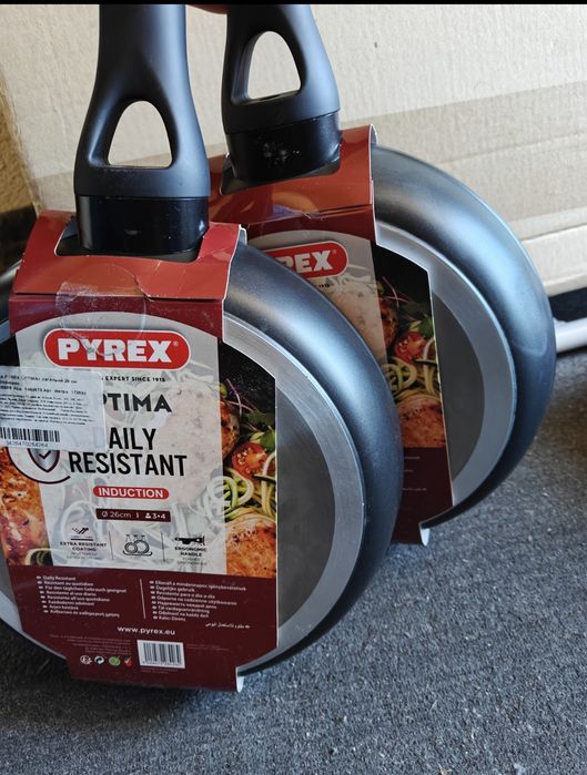 НАЙКРАЩА зносостійка НОВІ сковорідка 26 Індукційна Pyrex Optima Natur