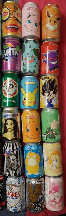 Coleção de Latas e Garrafas (Monster, Edições Internacionais e Mais)