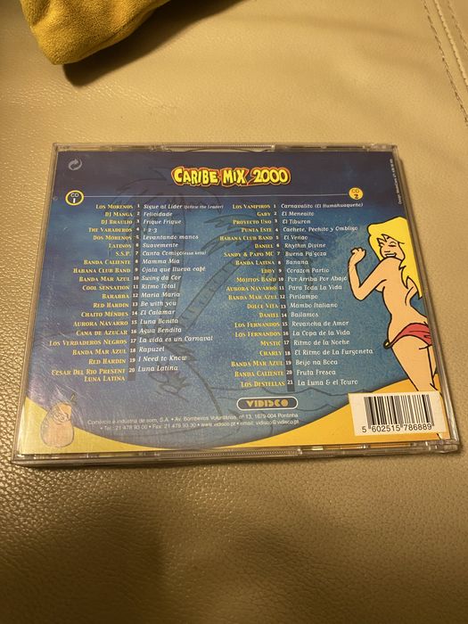 CD Duplo Caribe Mix 2000 - Original Vidisco (Vários Artistas)
