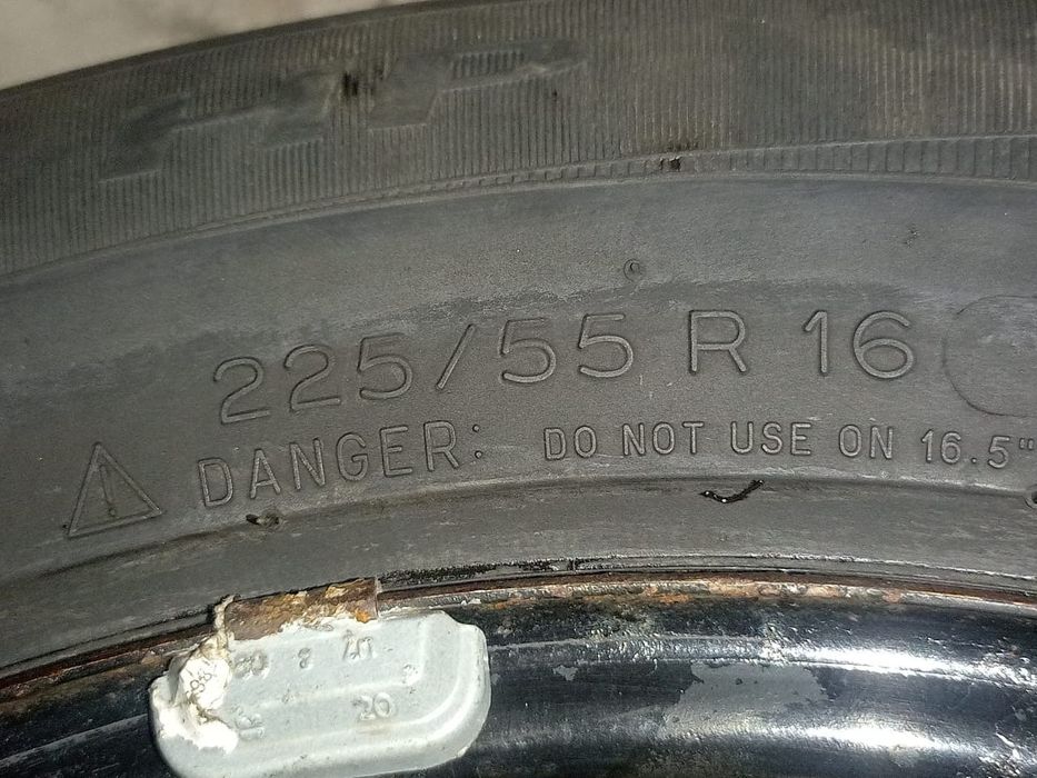 Запаска 225/55/Р16 на Audi A4 B8 2007-15р